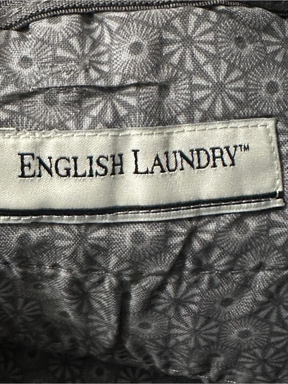 English Laundry Men's Midweight Flat Front Textured 9